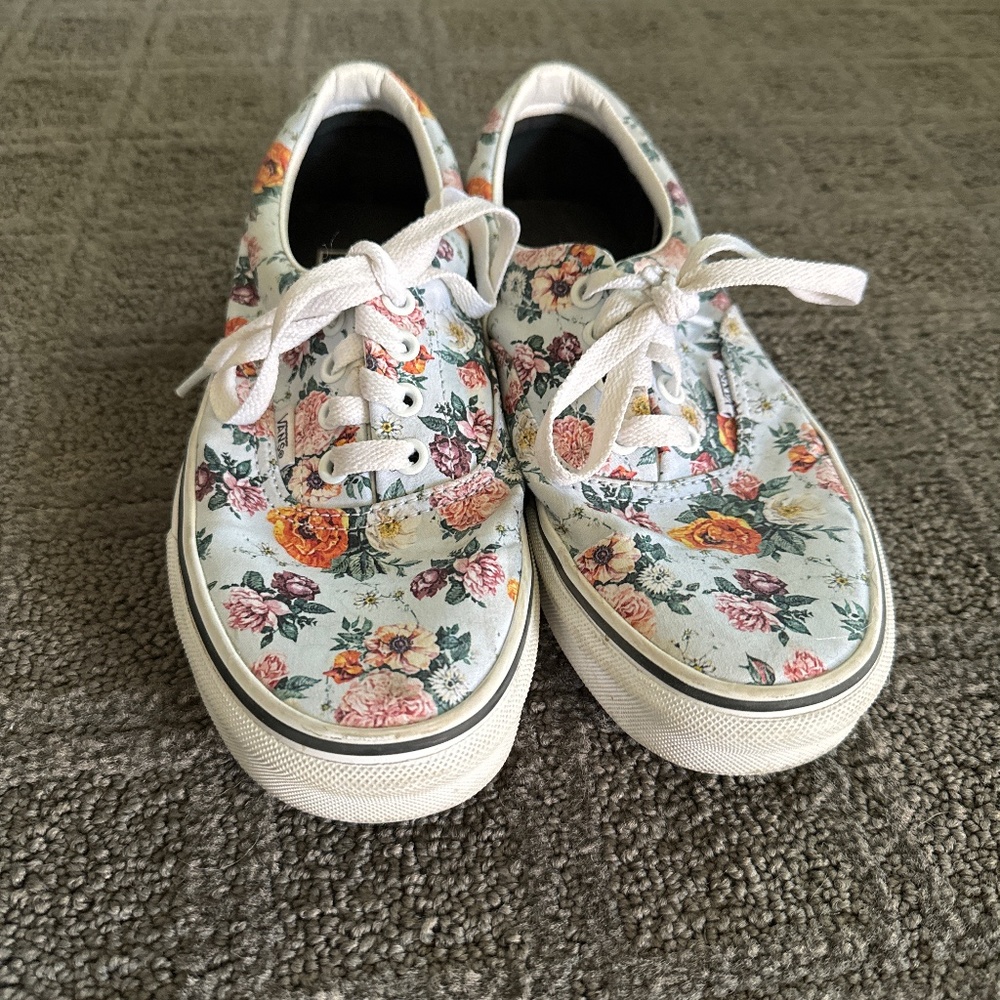 Vans Era Floral Canvas Lace Up Sneaker